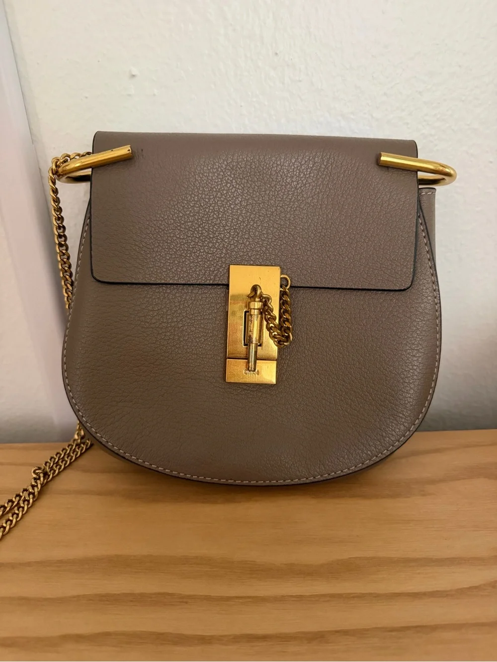 Chloe Drew Leather Crossbody Bag